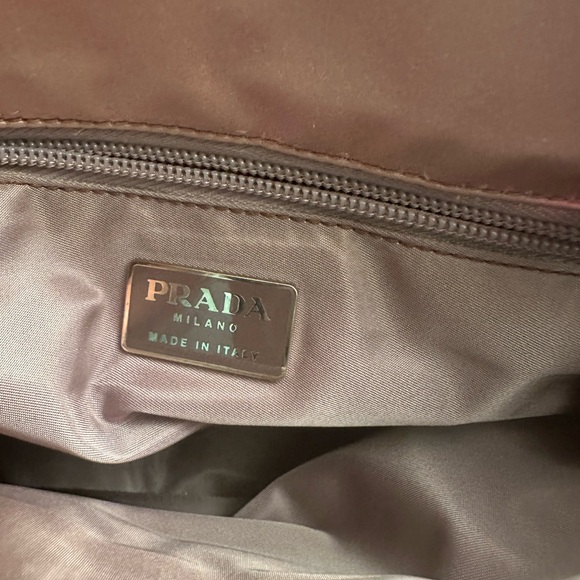 Prada satin tote with duster bag - Picture 6 of 7